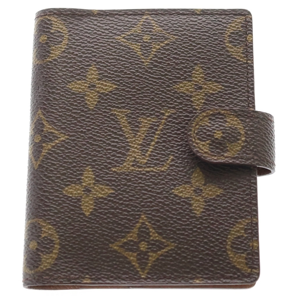 LOUIS VUITTON(ルイヴィトン) モノグラム アジェンダミニ PVC レザー 手帳カバー R20007 ブラウン