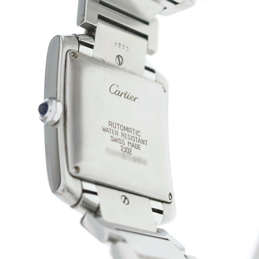Cartier(カルティエ) タンクフランセーズLM 白文字盤 SS/AT ステンレス オートマ 自動巻き 腕時計 W51002Q3 メンズ レディース
