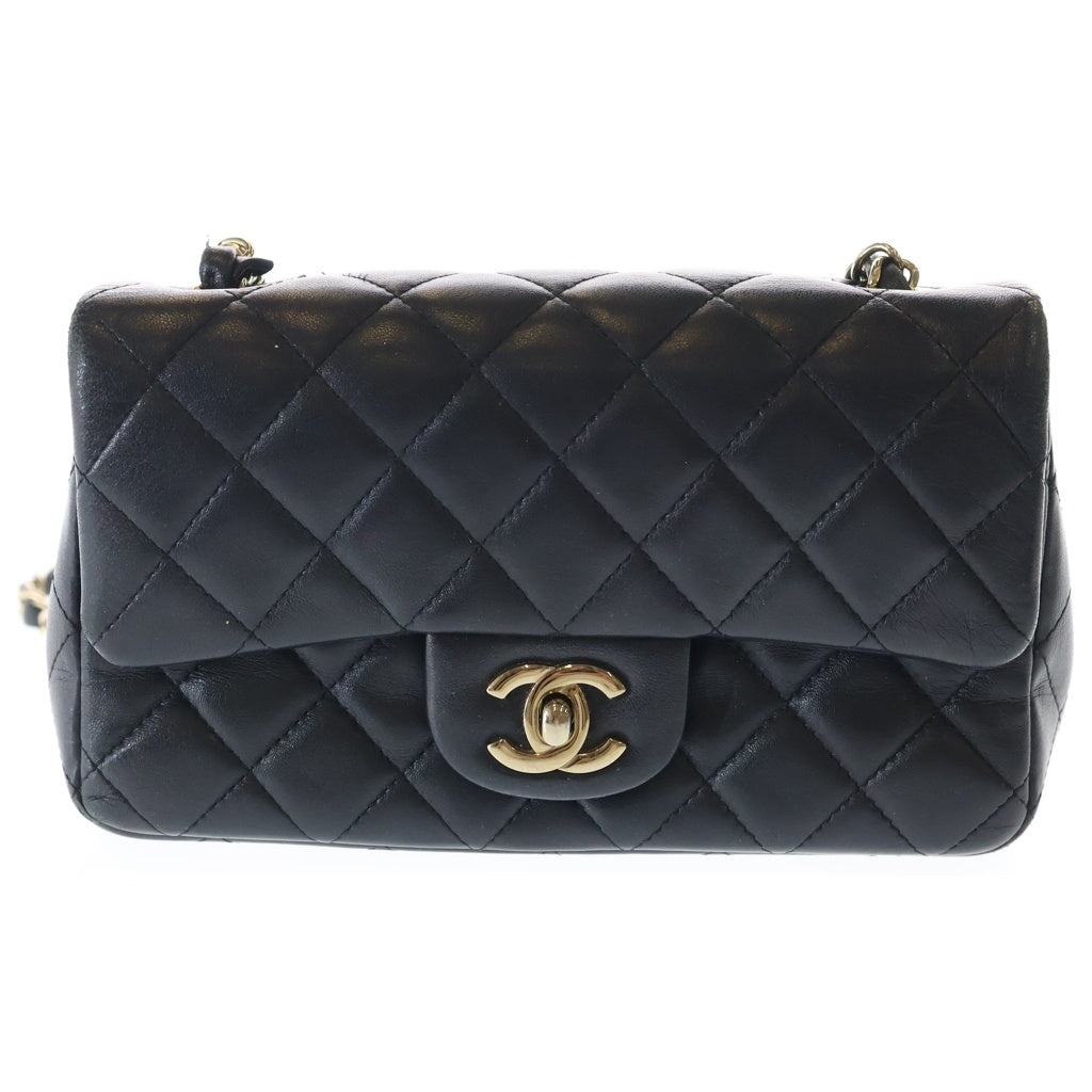 CHANEL(シャネル) ミニマトラッセ20 ラムスキン ゴールド金具 ターン 