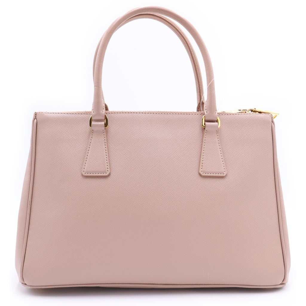 PRADA(プラダ) サフィアーノ ガレリア スモール レザー 2WAY ショルダーバッグ ハンドバッグ BN1801 ピンクベージュ ピンク レディース