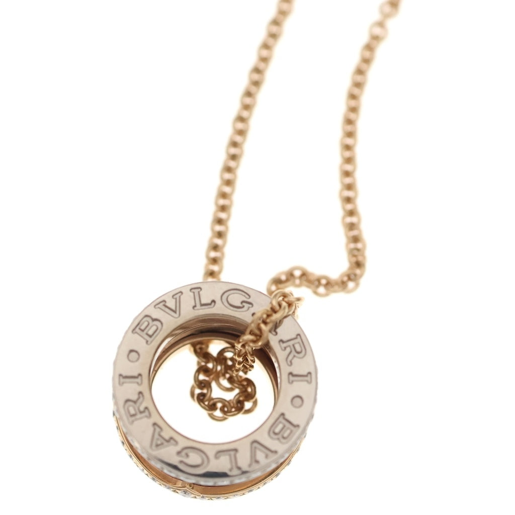 BVLGARI(ブルガリ) B-ZERO1 ビーゼロワン パーフェクトミステイクネックレス ダイヤモンド PG/WG ピンクゴールド/ホワイトゴールド レディース