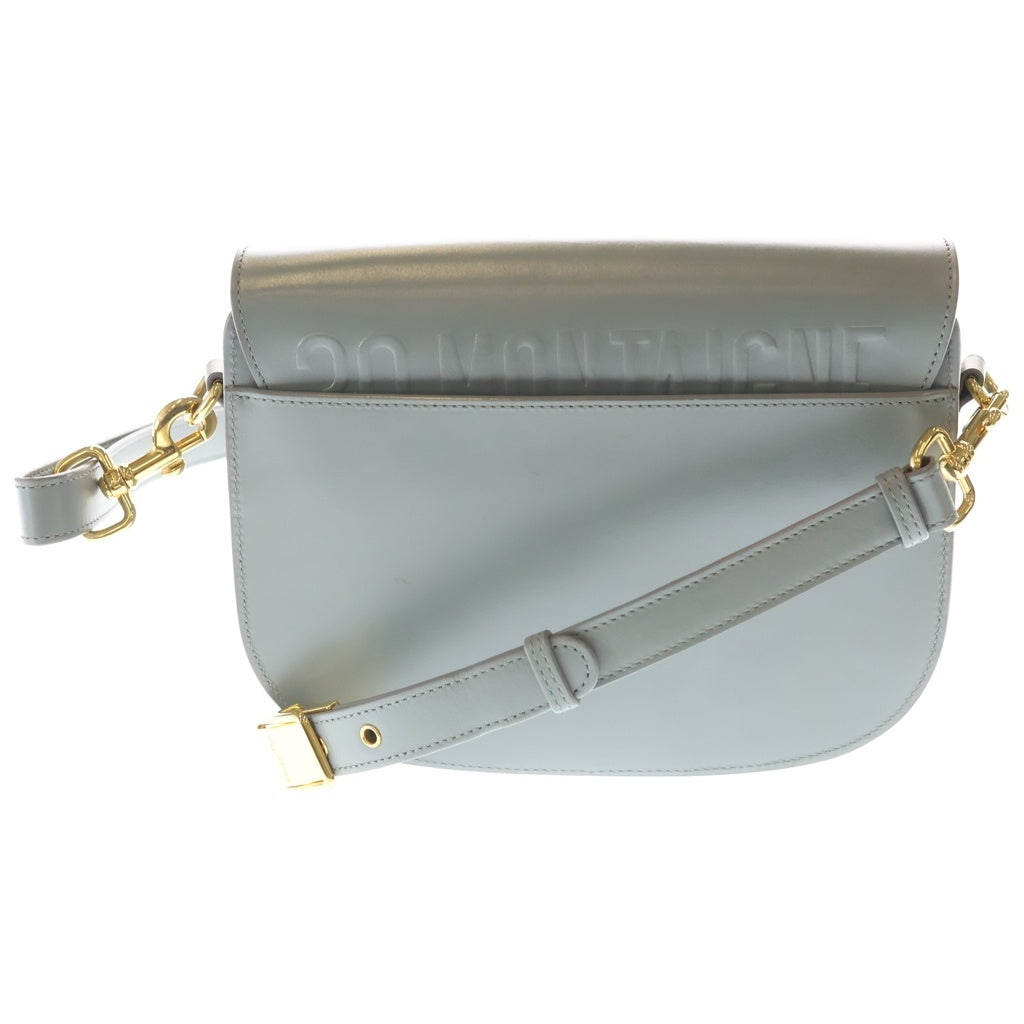 Christian Dior(クリスチャンディオール) BOBBY ボビー ミディアム レザー ショルダーバッグ グレー レディース