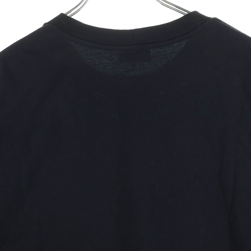 CELINE(セリーヌ) フロントプリントロゴTシャツ ブラック #L