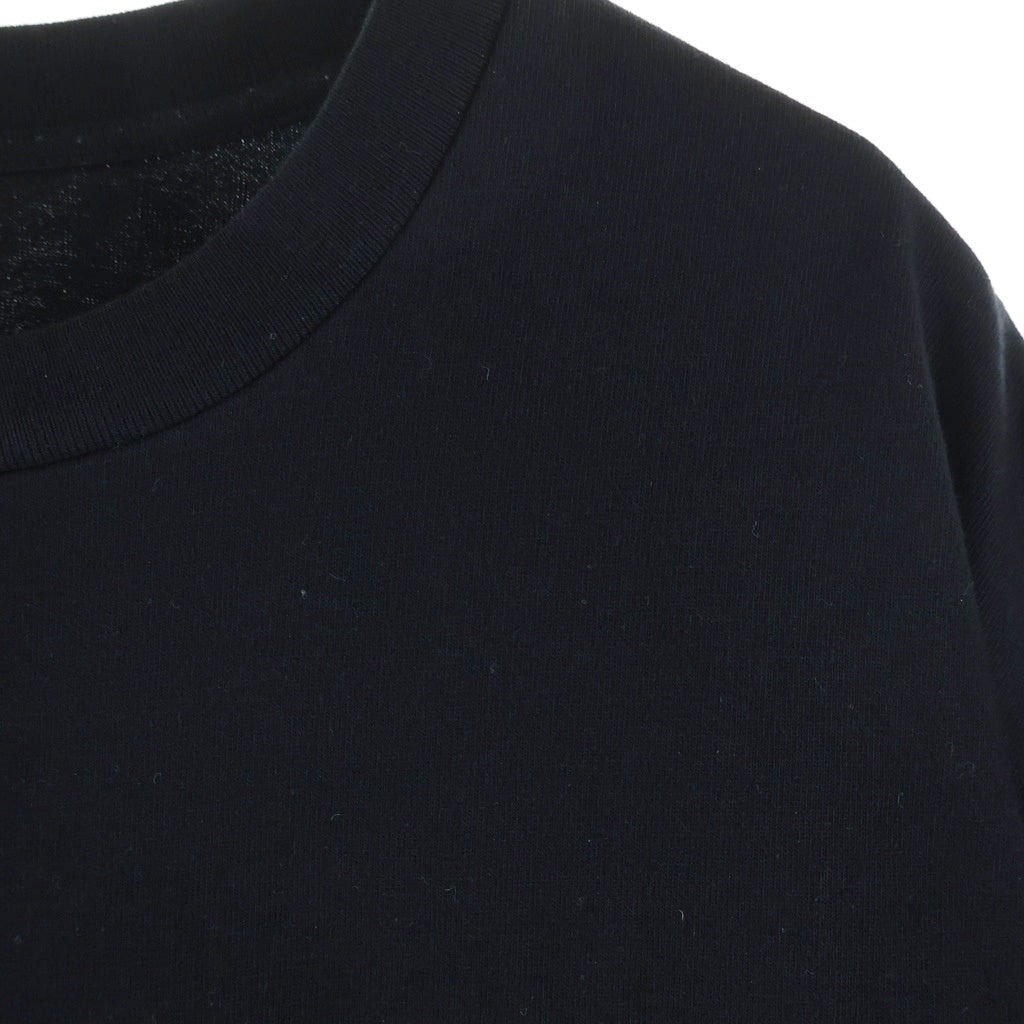CELINE(セリーヌ) フロントプリントロゴTシャツ ブラック #L