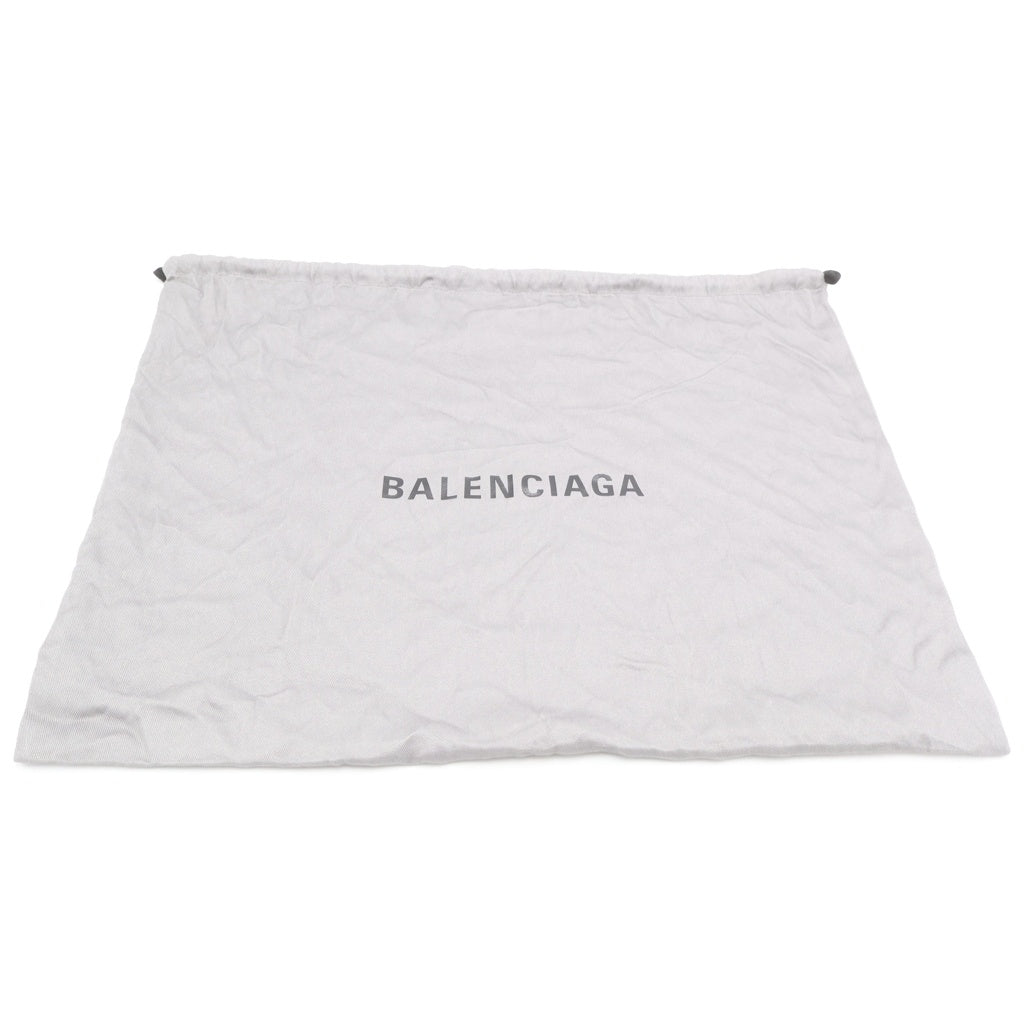 BALENCIAGA(バレンシアガ) スーパービジー ヴァーティカル ショルダーバッグ ミニバッグ ブラック レザー 8673812 シルバー金具 レディース