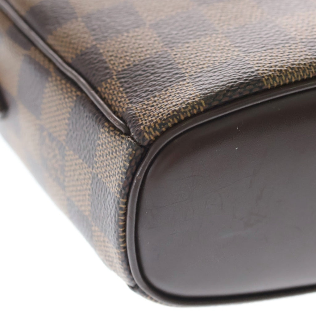 LOUIS VUITTON(ルイヴィトン) イパネマPM ダミエ PVC レザー ショルダーバッグ ブラウン レザー×PVC N51294 ゴールド金具 レディース