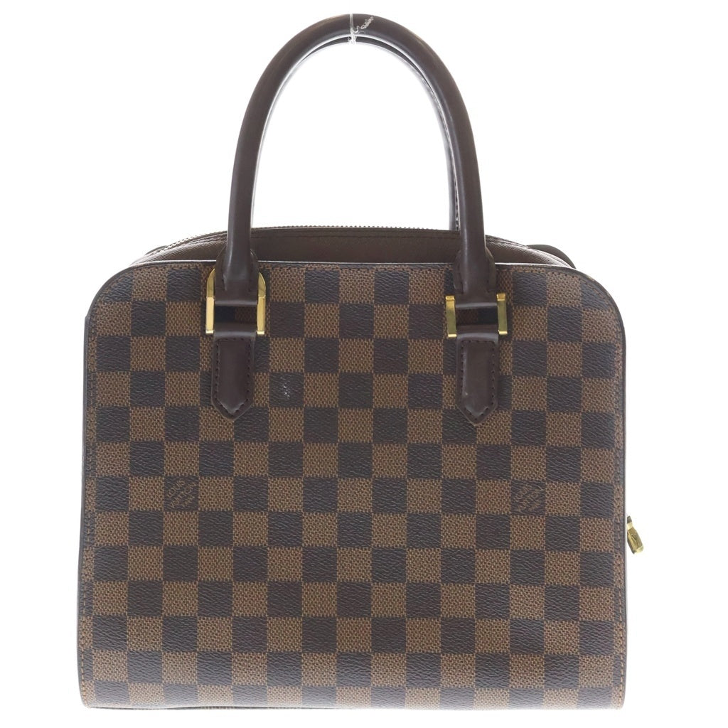 LOUIS VUITTON(ルイヴィトン) ダミエ トリアナ PVC レザー ハンドバッグ ブラウン N51155