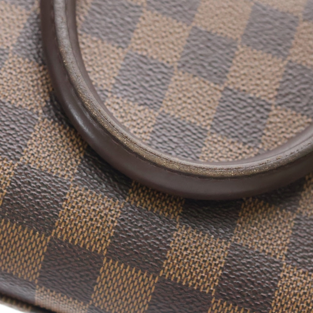 LOUIS VUITTON(ルイヴィトン) ダミエ トリアナ PVC レザー ハンドバッグ ブラウン N51155