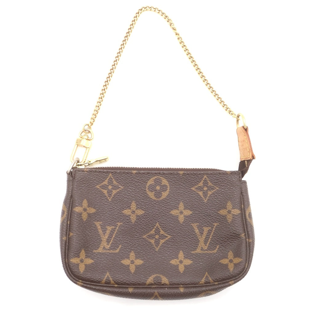 LOUIS VUITTON(ルイヴィトン) モノグラム ミニポシェット・アクセソワール PVC レザー ポーチ M58009 ブラウン レディース