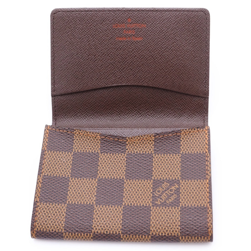 LOUIS VUITTON(ルイヴィトン) ダミエ アンヴェロップ カルト ドゥ ヴィジット PVC レザー 名刺入れ カードケース ブラウン N62920 レディース