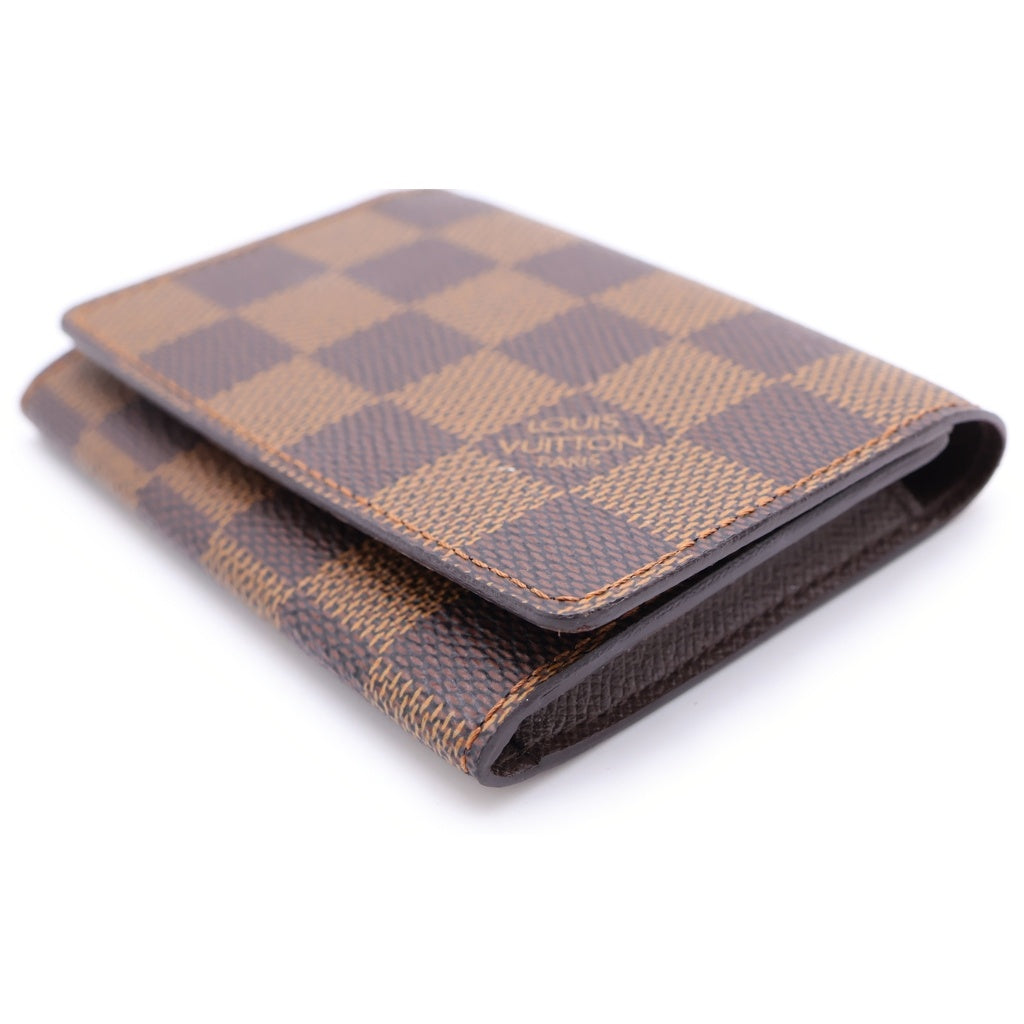 LOUIS VUITTON(ルイヴィトン) ダミエ アンヴェロップ カルト ドゥ ヴィジット PVC レザー 名刺入れ カードケース ブラウン N62920 レディース