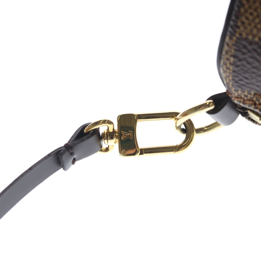 LOUIS VUITTON(ルイヴィトン) ダミエ エベヌ パピヨン30 PVC レザー 付属ポーチ N51303 ブラウン レディース