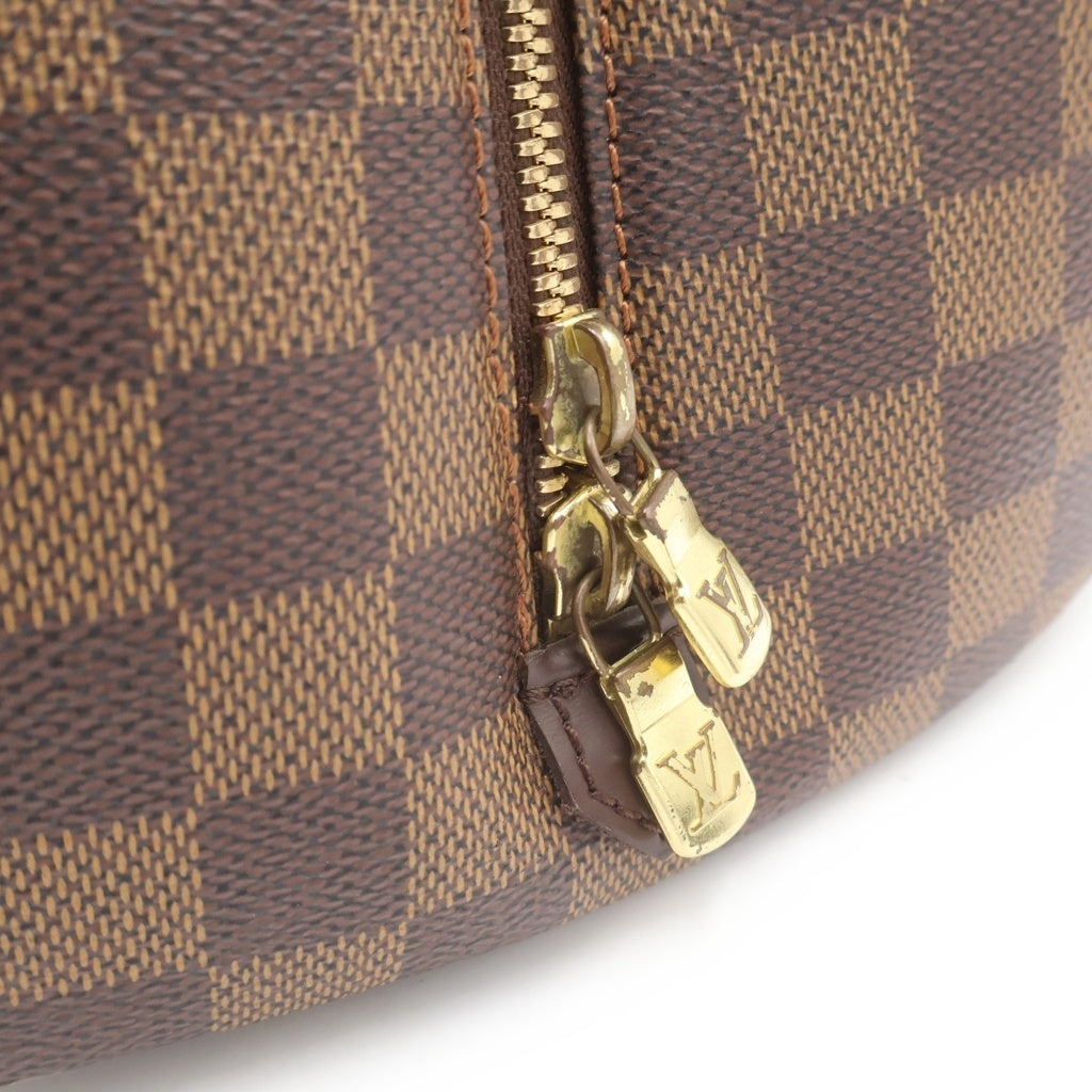 LOUIS VUITTON(ルイヴィトン) ダミエ リベラMM ハンドバッグ ブラウン PVC×レザー N41434 ゴールド金具 レディース