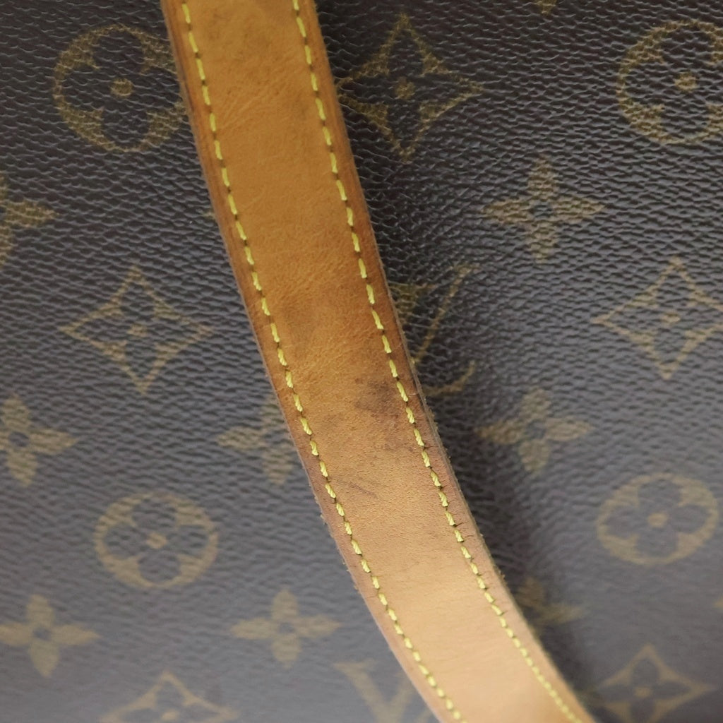 LOUIS VUITTON(ルイヴィトン) モノグラム ルコ トートバッグ ハンドバッグ ブラウン レザー×PVC M51155 ゴールド金具 レディース