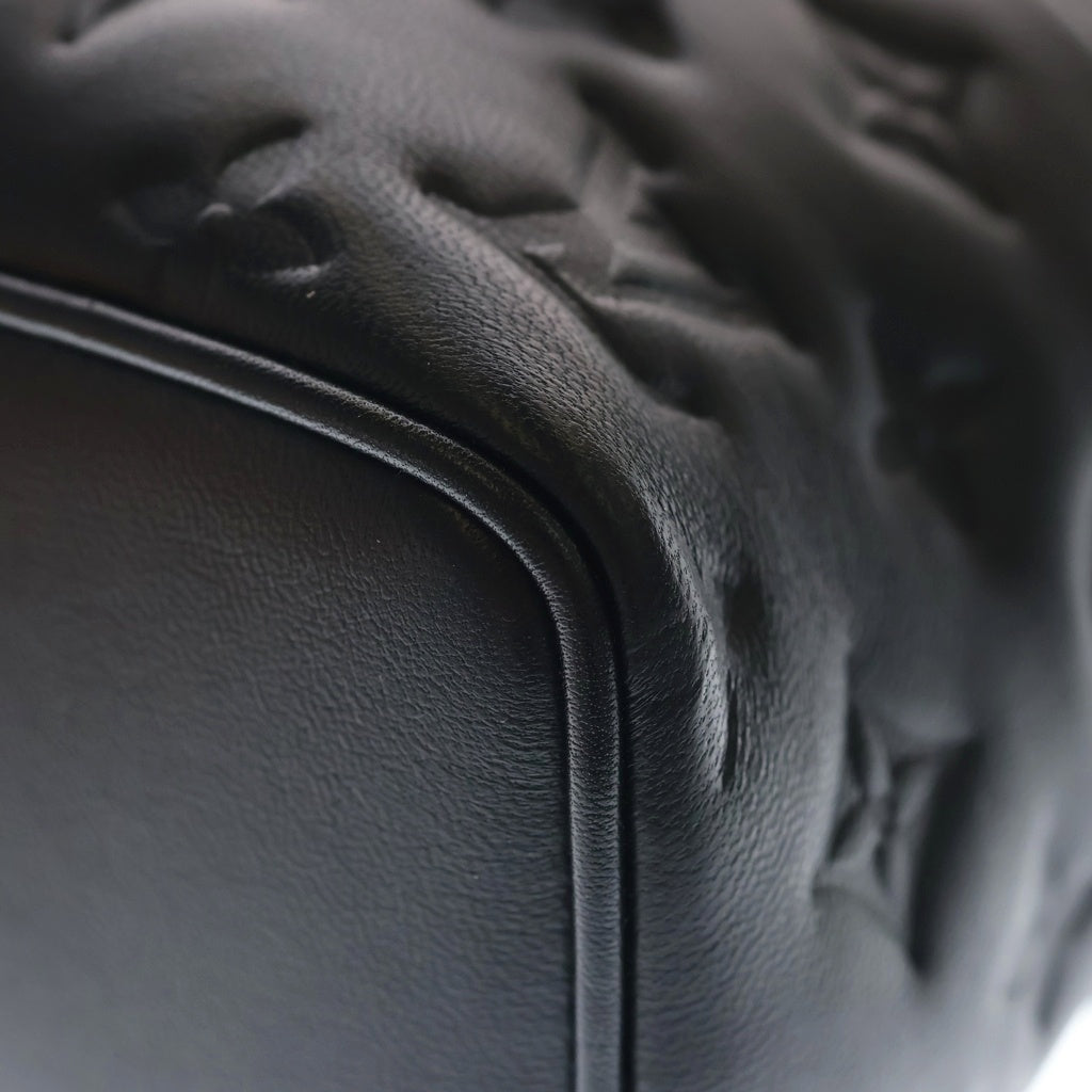 LOUIS VUITTON(ルイヴィトン) クッサン バックパック PM リュックサック バックパック ブラック レザー M13357 ゴールド金具 レディース