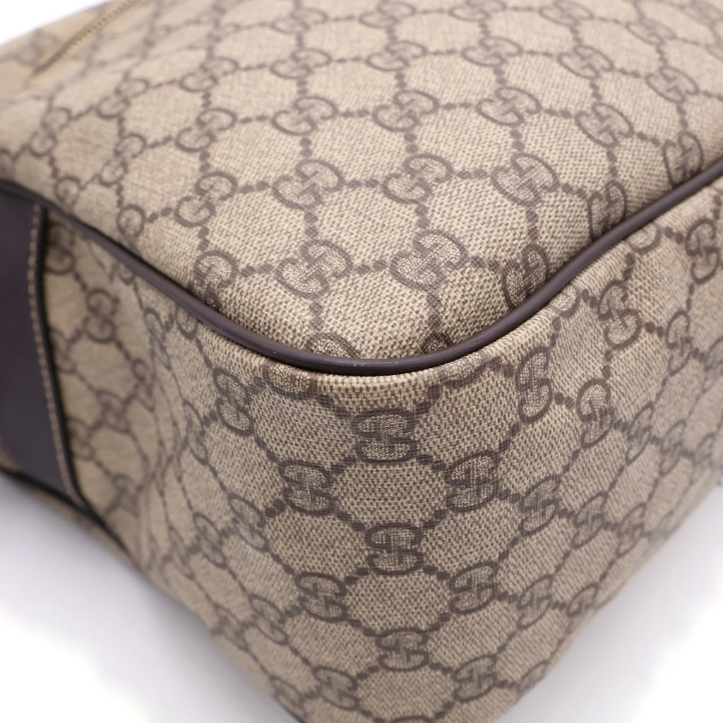 GUCCI(グッチ) GGスプリーム PVC レザー ショルダーバッグ ベージュ 211107