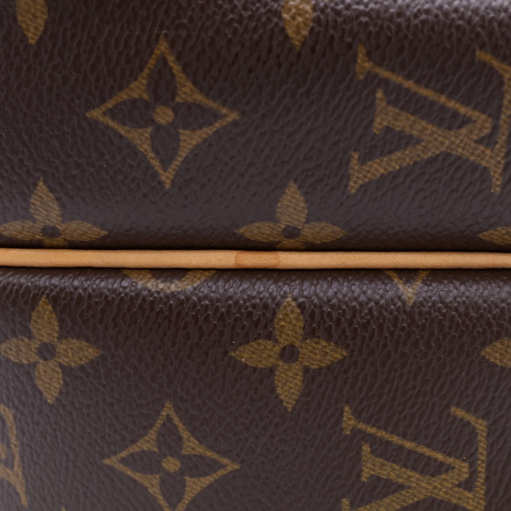 LOUIS VUITTON(ルイヴィトン) モノグラム リポーターPM PVC レザー ショルダーバッグ ブラウン M45254 レディース