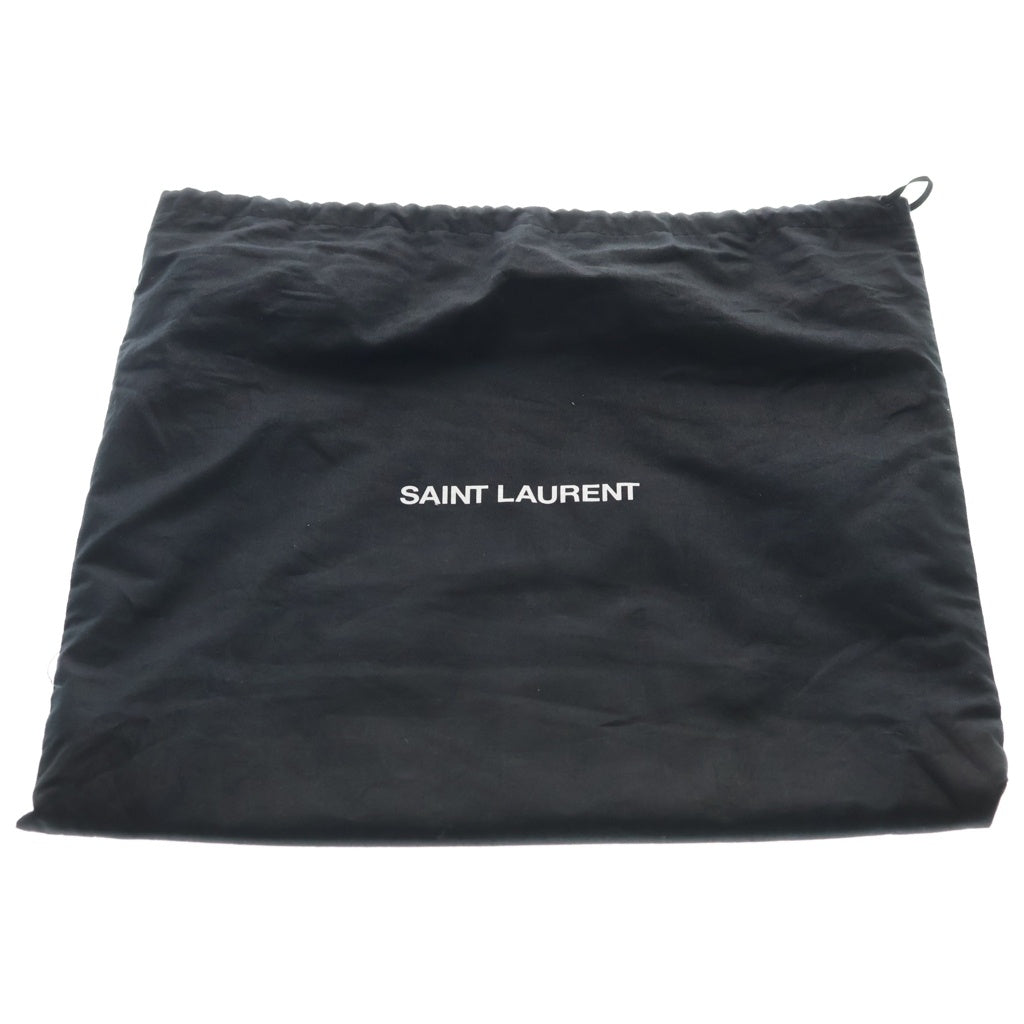 SAINT LAURENT PARIS(サンローランパリ) ニキ ミディアム カサンドラロゴ レザー チェーンショルダーバッグ ゴールド金具 ブラック 498894 レディース