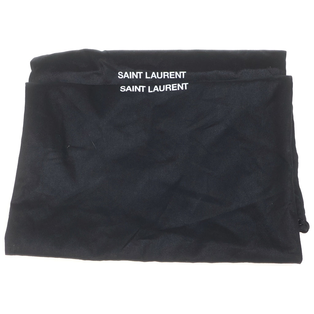 SAINT LAURENT PARIS(サンローランパリ) RAINER チェルシー レザー ヒール サイドゴア ショート ブーツ シューズ ブラック 776885