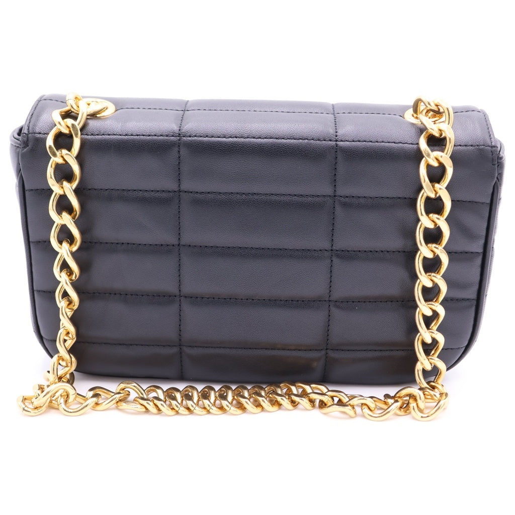 CELINE(セリーヌ) MATELASSE MONOCHROME マトラッセ モノクローム ショルダーバッグ キルティング ゴールド金具 ブラック 111273EYD レディース