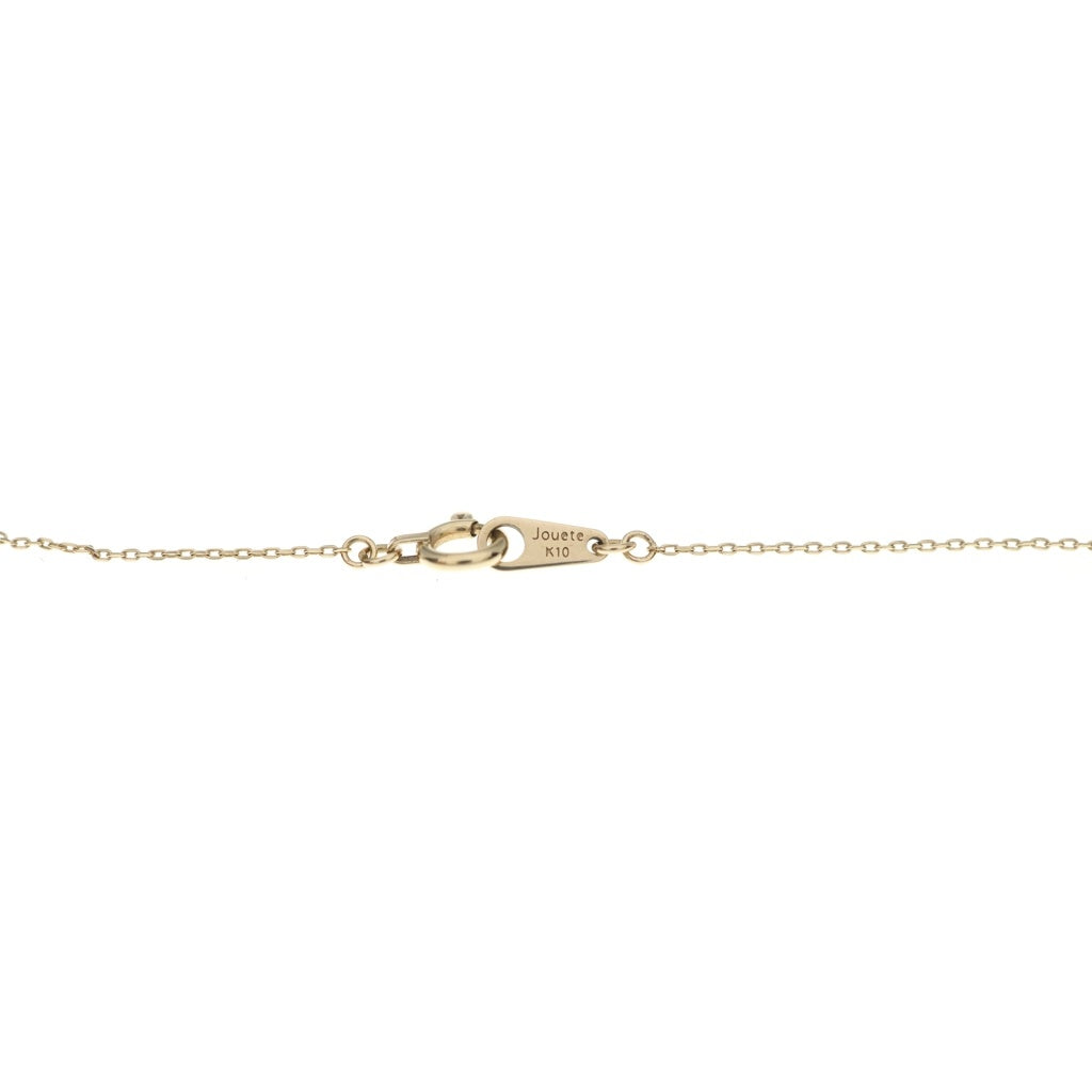 jouete(ジュエッテ) K10 1Pダイヤ ネックレス イエローゴールド レディース
