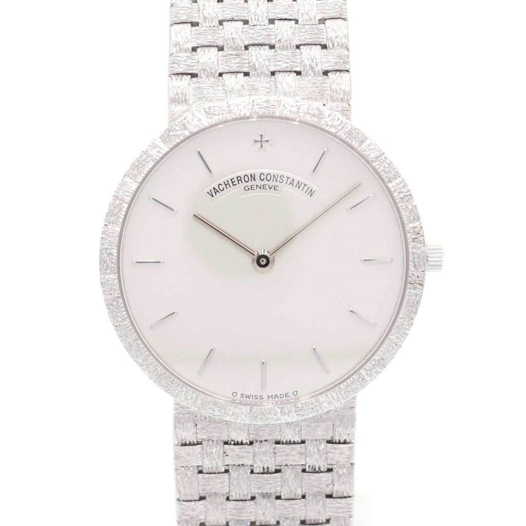 VACHERON CONSTANTIN(バシュロンコンスタンタン) メッシュドール 白文字盤 手巻き 腕時計 K18WG ホワイトゴールド 33093/206G レディース