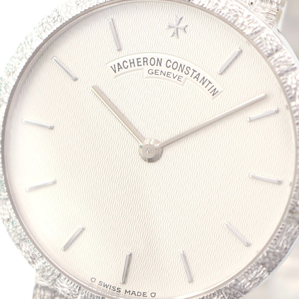 VACHERON CONSTANTIN(バシュロンコンスタンタン) メッシュドール 白文字盤 手巻き 腕時計 K18WG ホワイトゴールド 33093/206G レディース
