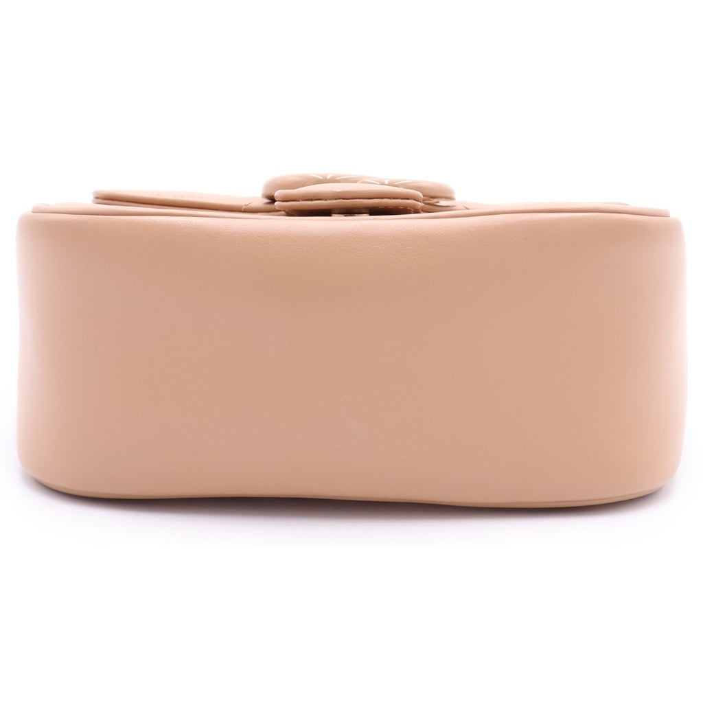 GUCCI(グッチ) GGマーモント キルティング レザー ショルダーバッグ ベージュ 739681 レディース