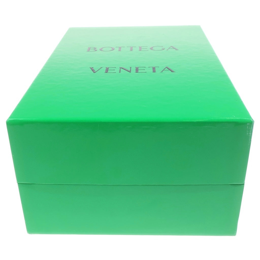 BOTTEGA VENETA(ボッテガヴェネタ) イントレチャート エスパドリーユ ミュール サンダル シューズ レザー ブラック