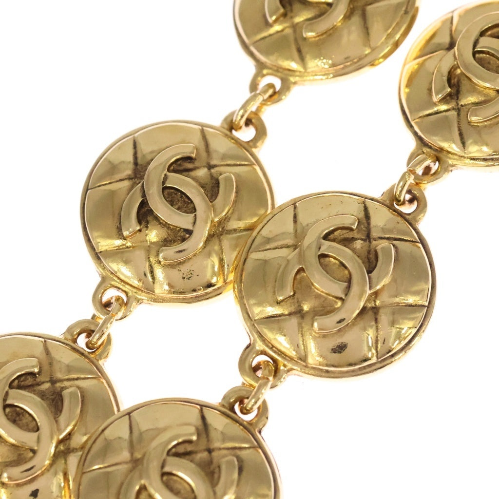 CHANEL(シャネル) マトラッセ ココマーク ネックレス GP ゴールド レディース