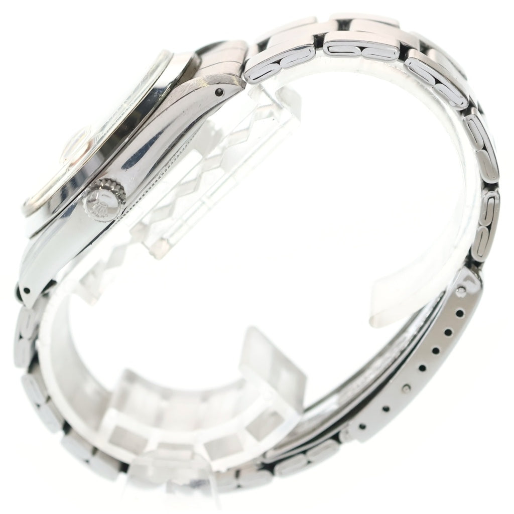 ROLEX(ロレックス) オイスターデイト プレシジョン SS/手巻き ステンレス 腕時計 6694 サーモンピンク文字盤