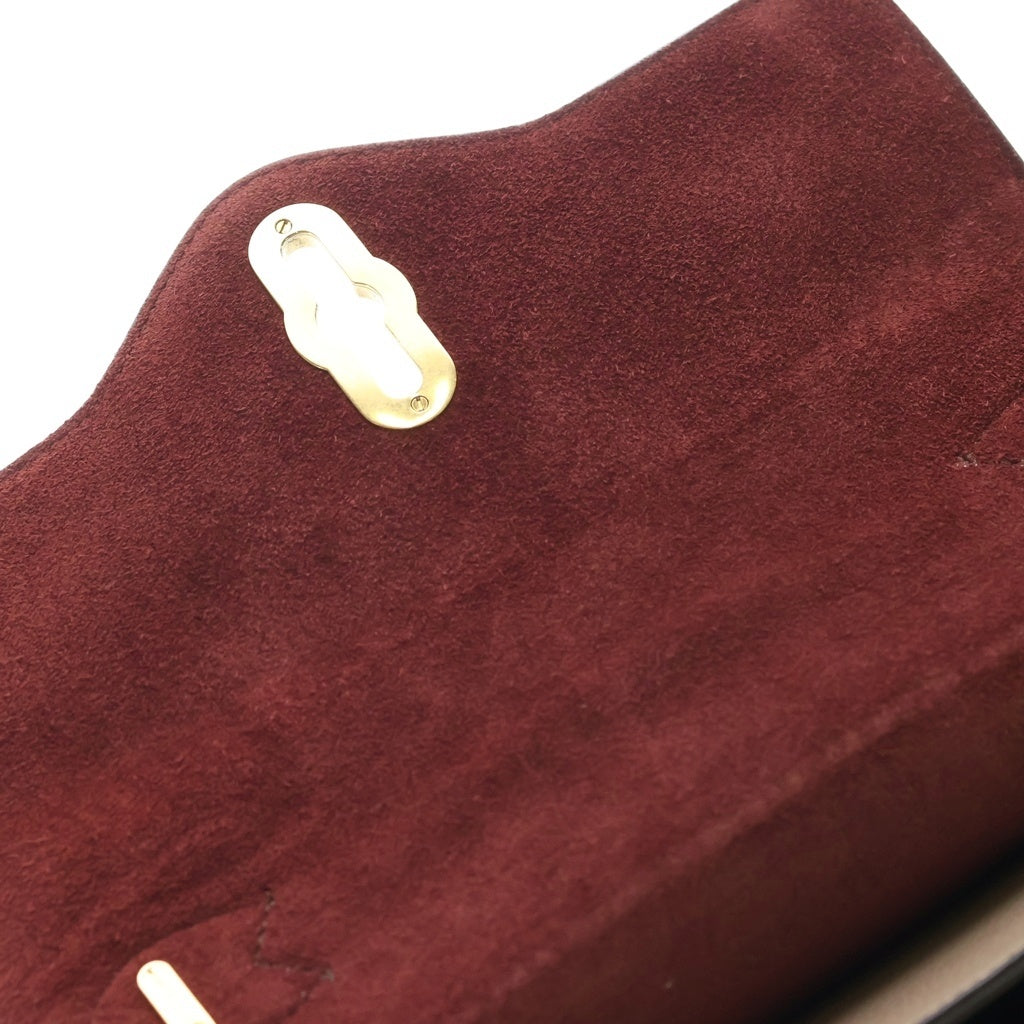 Mulberry(マルベリー) ミニシートン レザー 2WAY ハンド ショルダー バッグ ゴールド金具 ベージュ レディース