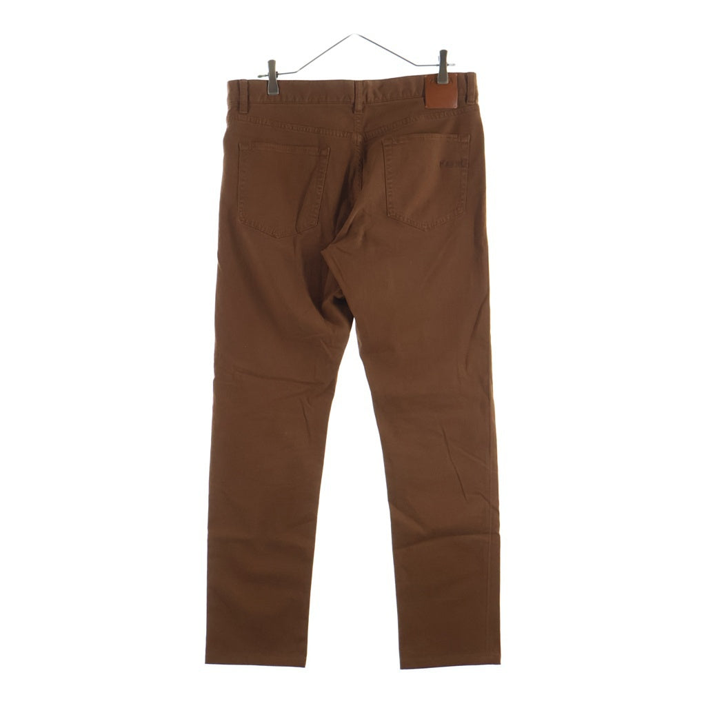 Ermenegildo Zegna(エルメネジルドゼニア) フルレングスパンツ SLIMFIT ブラウン #34 E8PZW