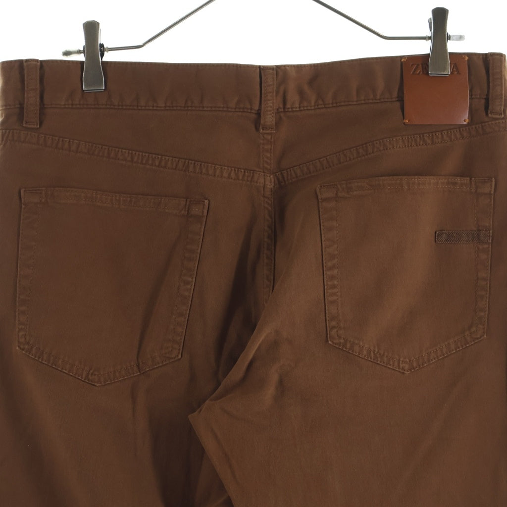 Ermenegildo Zegna(エルメネジルドゼニア) フルレングスパンツ SLIMFIT ブラウン #34 E8PZW