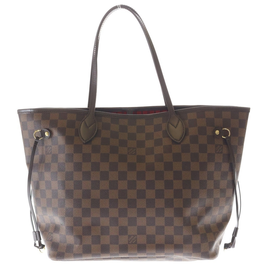LOUIS VUITTON(ルイヴィトン) ダミエ ネヴァーフルMM トートバッグ ハンドバッグ ブラウン レザー×PVC N40599 ゴールド金具 レディース