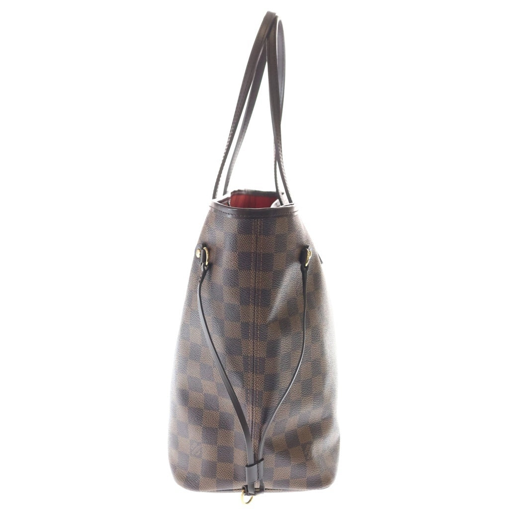 LOUIS VUITTON(ルイヴィトン) ダミエ ネヴァーフルMM トートバッグ ハンドバッグ ブラウン レザー×PVC N40599 ゴールド金具 レディース