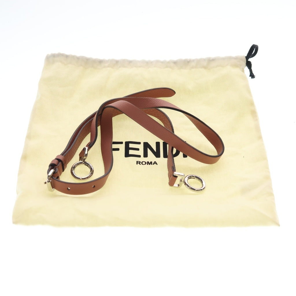 FENDI(フェンディ) ピーカブー プチ アイシーユー レザー 2WAY ハンド ショルダー バッグ シルバー金具 ピンク 8BN335 レディース