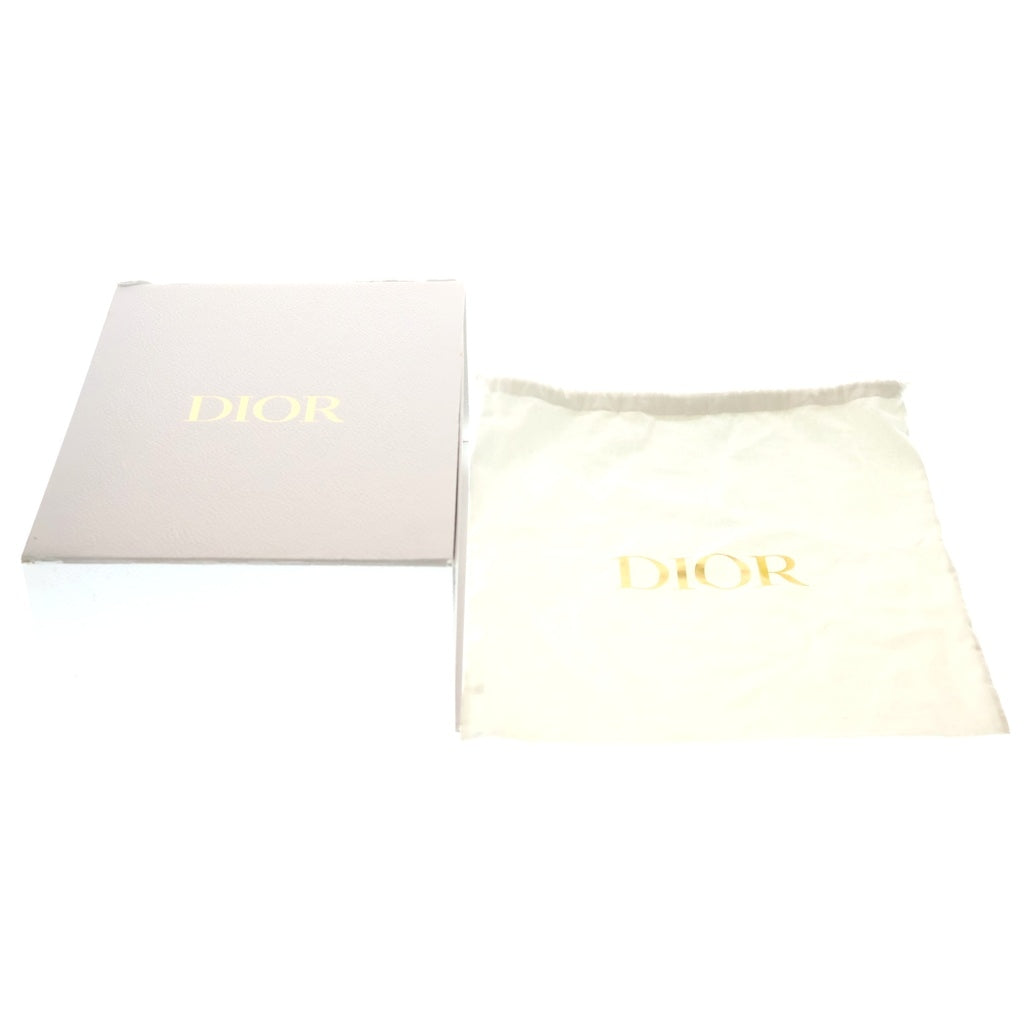 Christian Dior(クリスチャンディオール) サドル バッグ ショルダーバッグ ブラウン グレインドカーフスキン M0455CBAA_M44M ゴールド金具 レディース