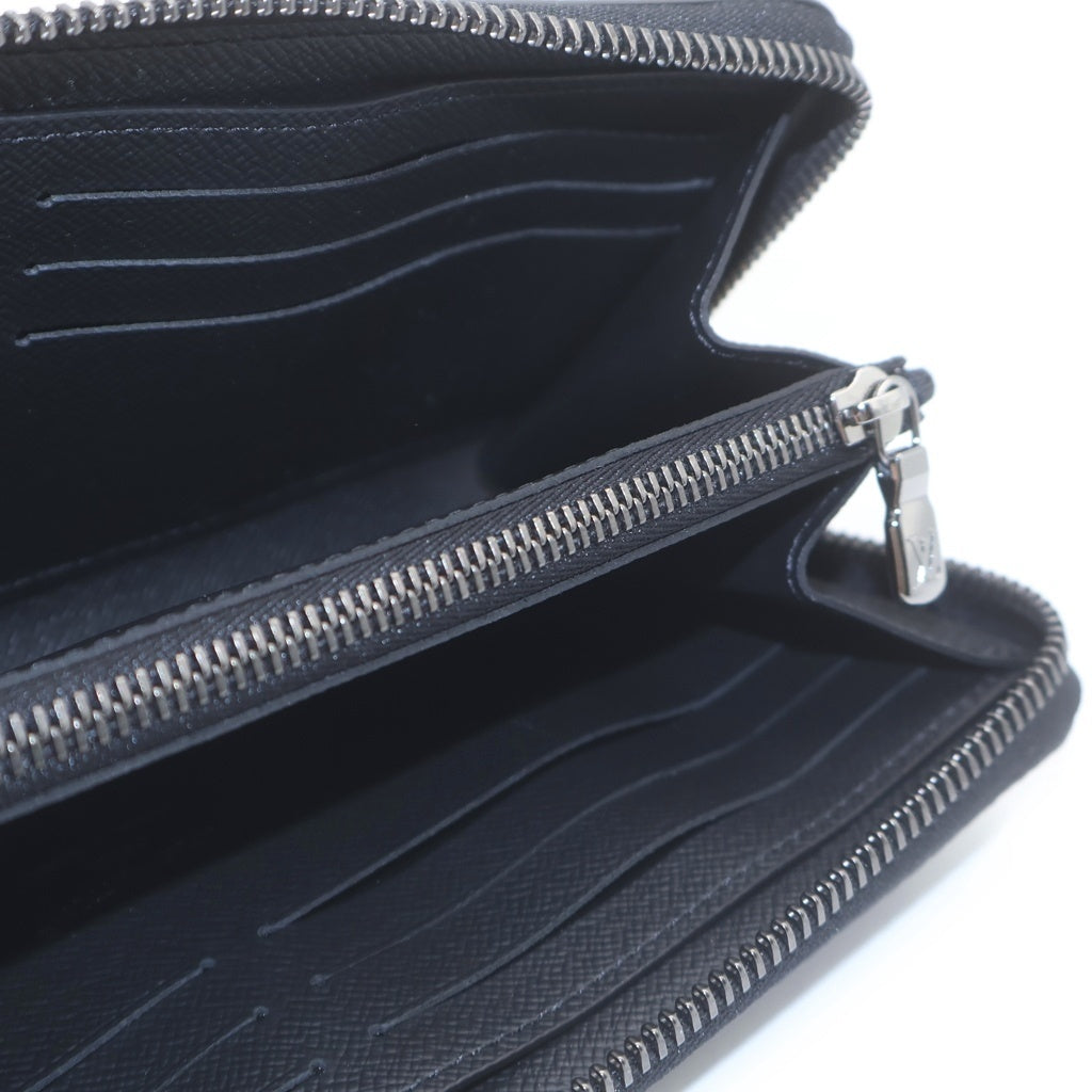 LOUIS VUITTON(ルイヴィトン) モノグラムエクリプス ジッピーウォレットホリゾンタル ブラック PVC レザー M11611 RFID レディース