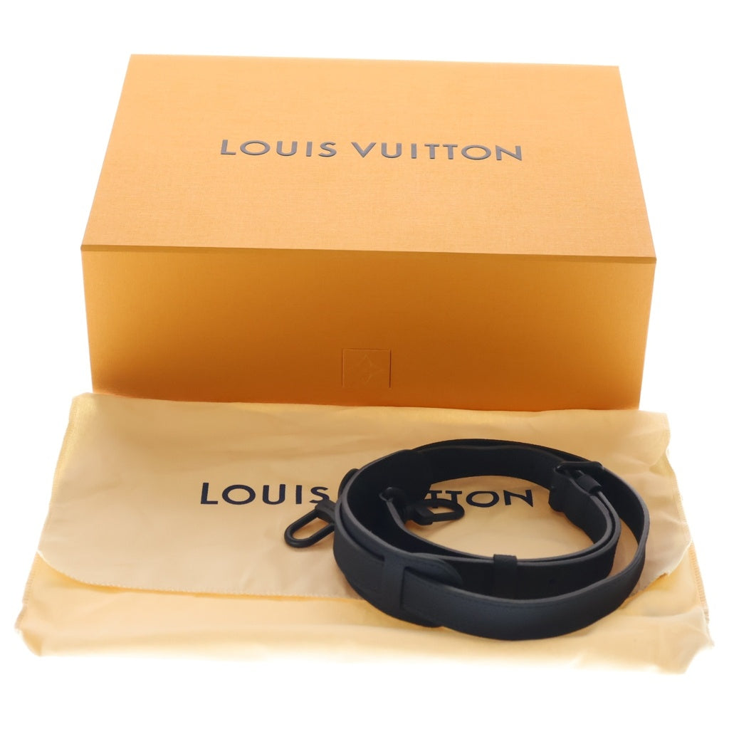 LOUIS VUITTON(ルイヴィトン) ダモフラージュ キーポル・バンドリエール25 2WAYハンドバッグ ショルダーバッグ ブラック PVC×レザー M14919 ブラック金具 レディース