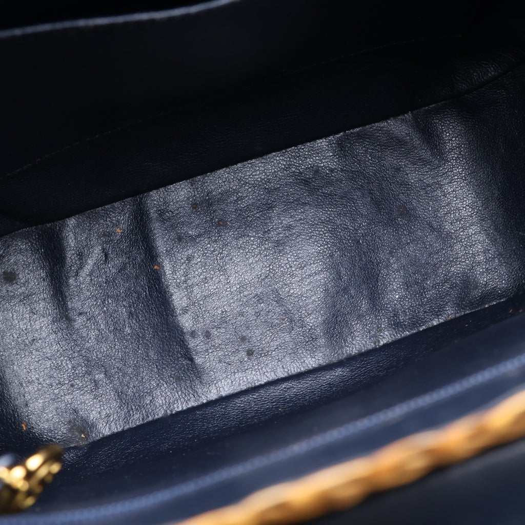 CHANEL(シャネル) ココマーク チェーンカゴバッグ ショルダーバッグ ベージュ×インディゴブルー ストロー×デニム ゴールド金具 レディース