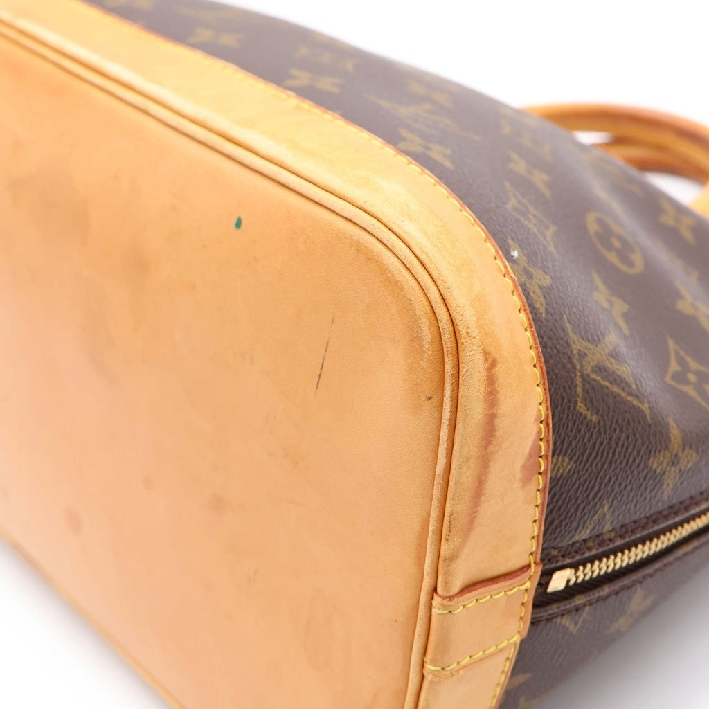 LOUIS VUITTON(ルイヴィトン) モノグラム アルマ PVC レザー ハンドバッグ ブラウン M51130 レディース