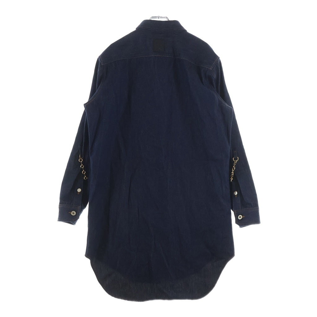 LOEWE(ロエベ) オーバーサイズデニムシャツ インディゴ ブルー #36 1727170 レディース