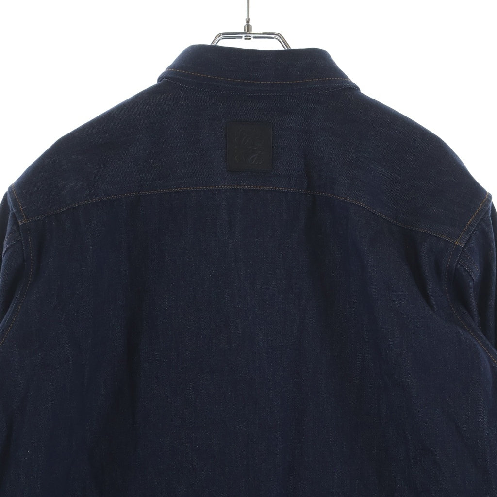 LOEWE(ロエベ) オーバーサイズデニムシャツ インディゴ ブルー #36 1727170 レディース