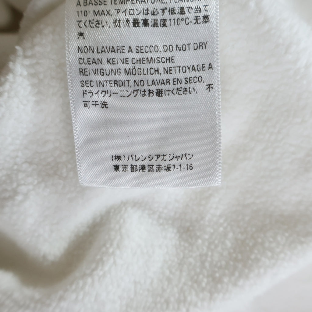 BALENCIAGA(バレンシアガ) オーバーサイズロゴパーカー フーディー ホワイト #XS 600583 レディース