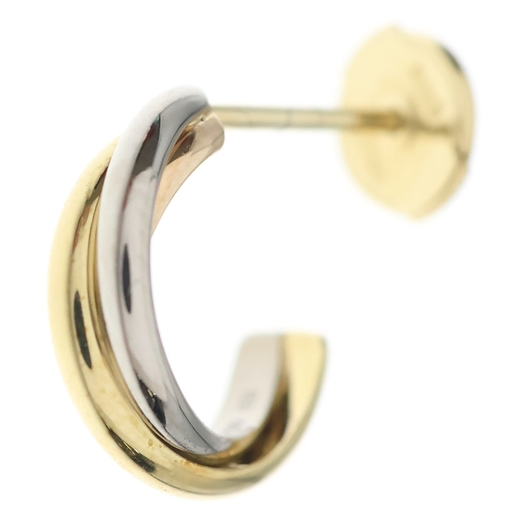 Cartier(カルティエ) トリニティ ピアス イエローゴールド×ピンクゴールド×ホワイトゴールド Au750YG/PG/WG 3.6g B830154 レディース