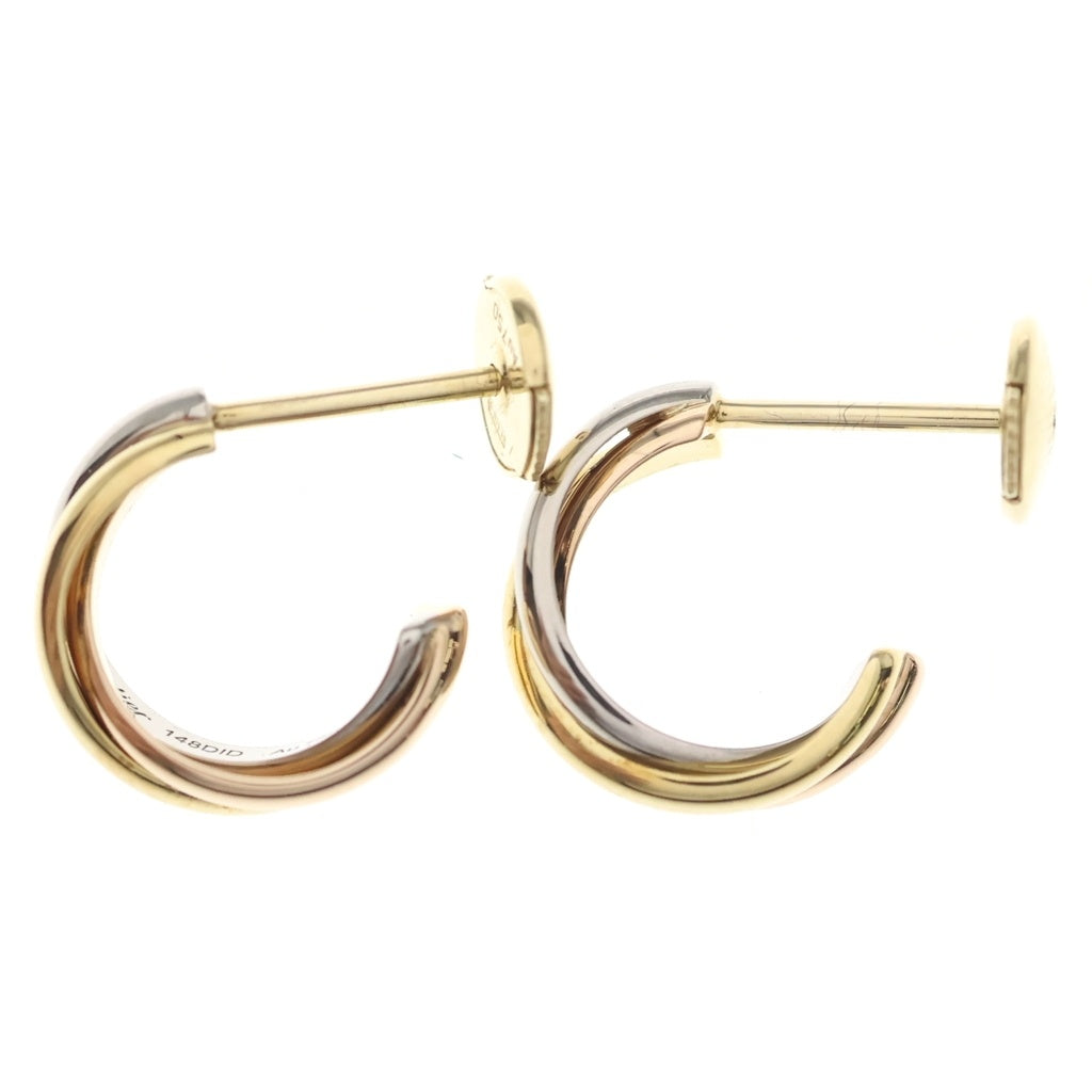 Cartier(カルティエ) トリニティ ピアス イエローゴールド×ピンクゴールド×ホワイトゴールド Au750YG/PG/WG 3.6g B830154 レディース