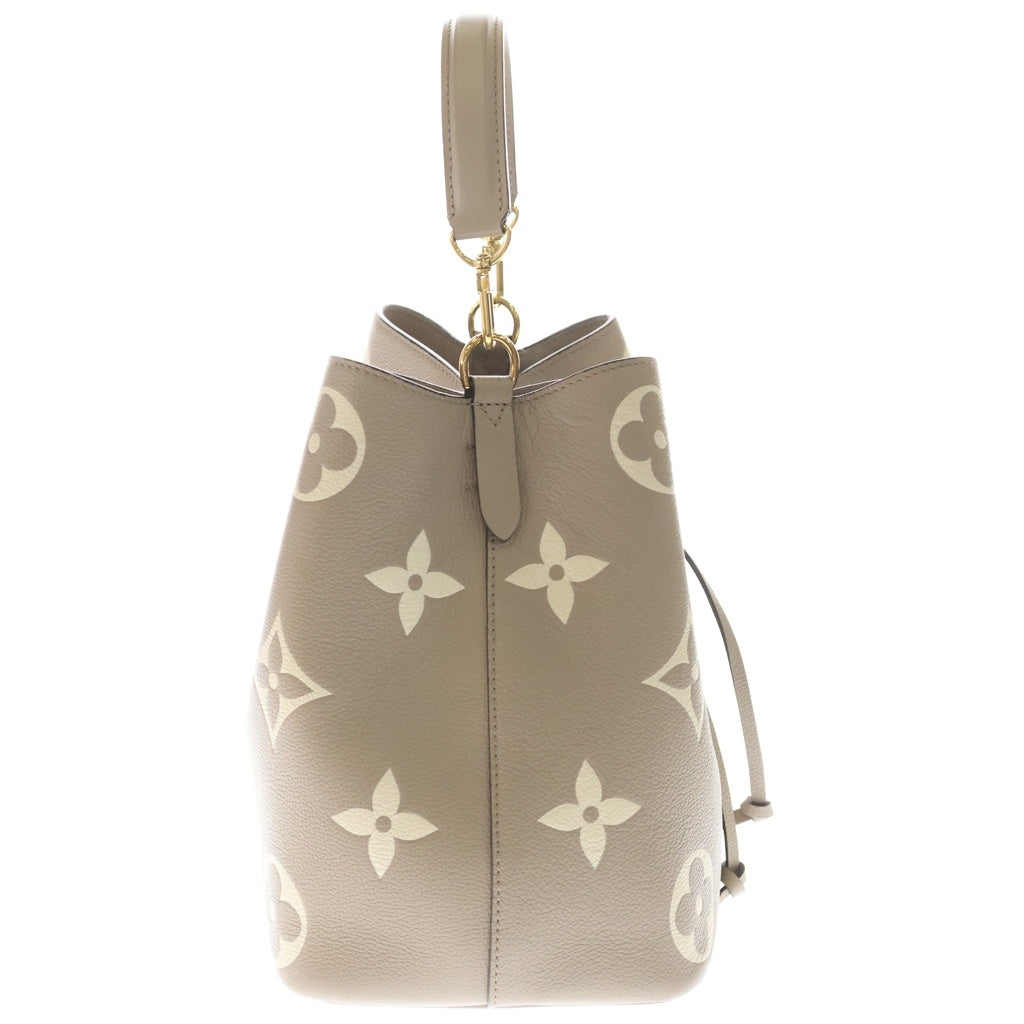 LOUIS VUITTON(ルイヴィトン) モノグラム アンプラント ネオ ノエ MM 2WAYハンドバッグ ショルダーバッグ トゥルトレール クレーム ベージュ レザー M45555 ゴールド金具 レディース