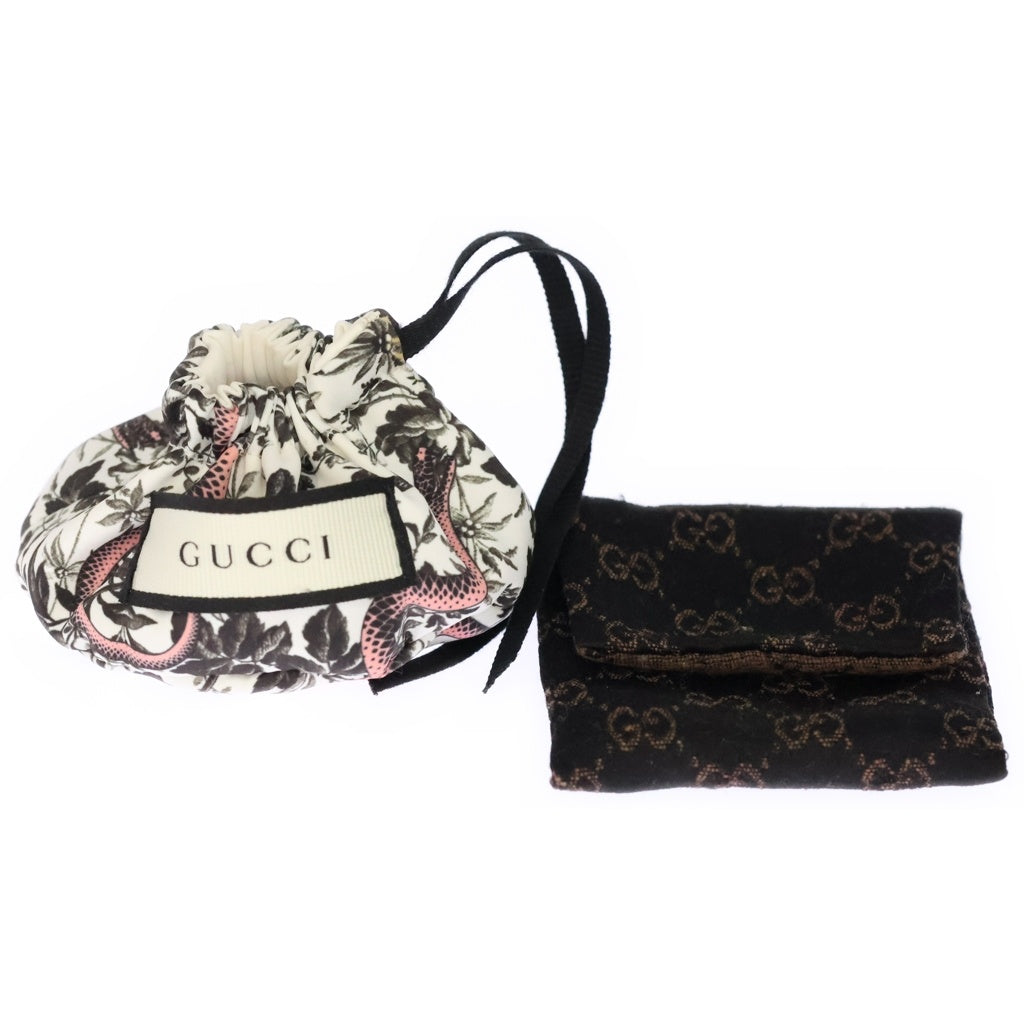 GUCCI(グッチ) インターロッキングG ビジュー ドロップピアス ゴールド×マルチカラー レディース
