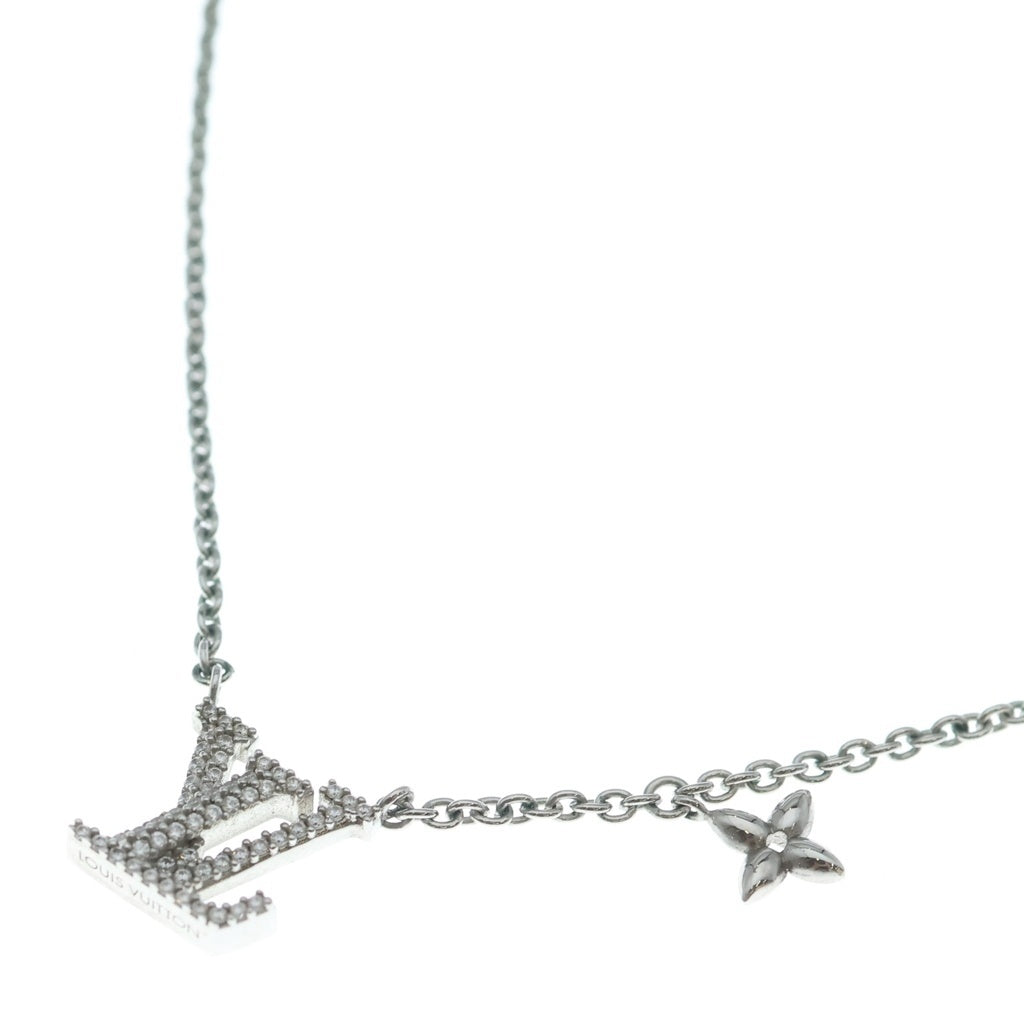 LOUIS VUITTON(ルイヴィトン) LV アイコニック ネックレス ラインストーン SV925 シルバー M02751 レディース